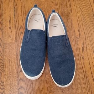 GAP Men's Navy Canvas Slip-on Sz 12